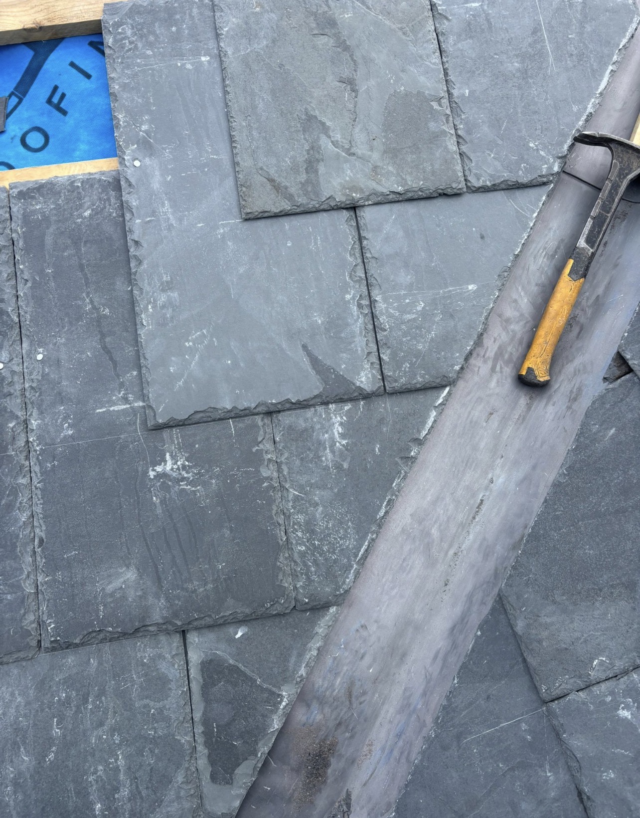 Slate detail work